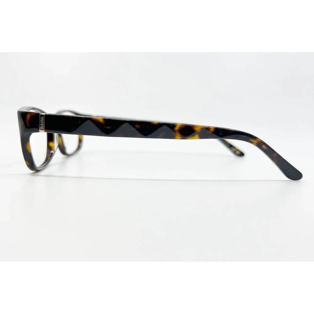 Bulova Massy Eyeglass Frames Womens Tortoise Brown Full Rim 53-16-135